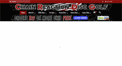 Desktop Screenshot of chainreactiondiscgolf.com
